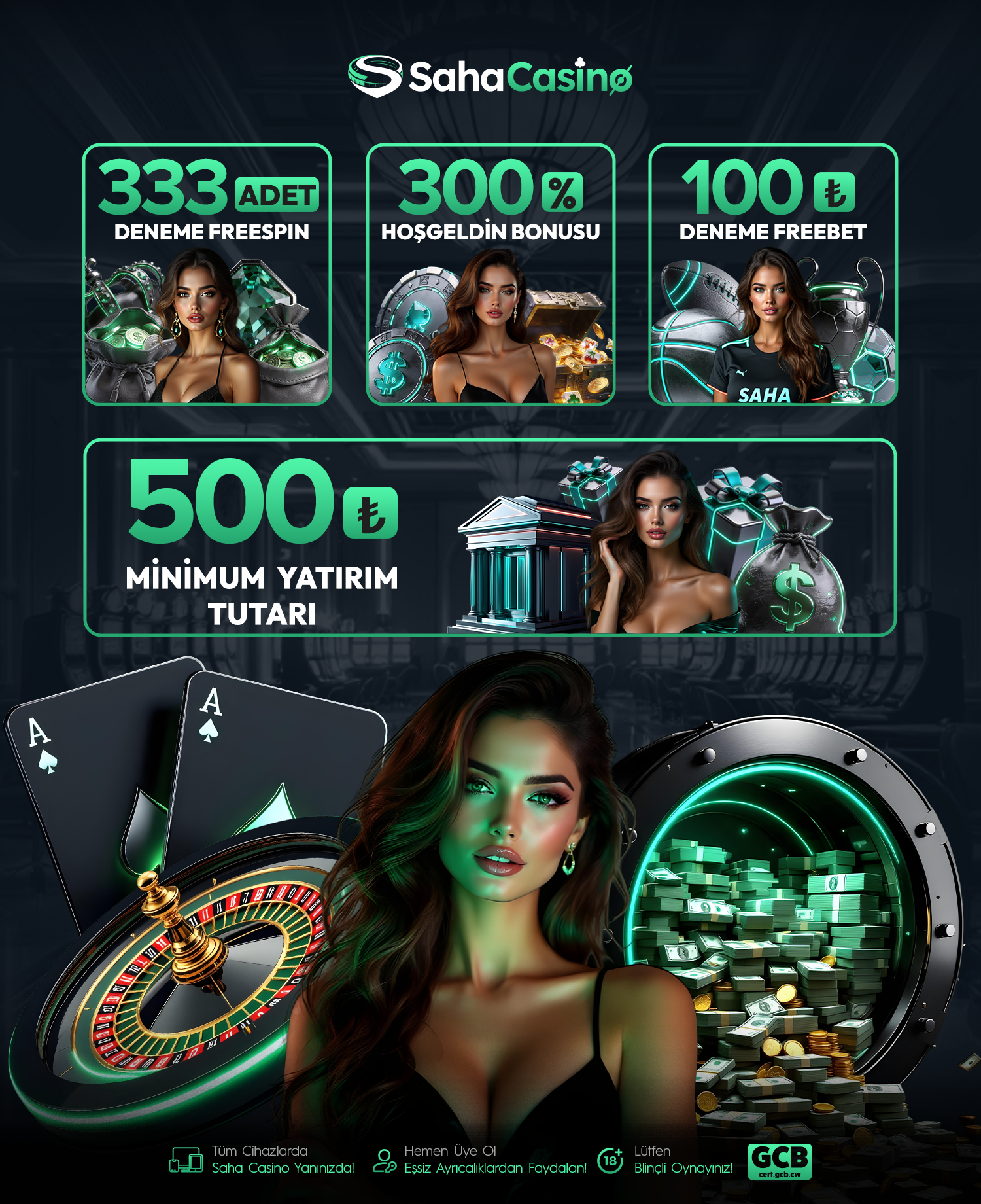 SahaCasino Bonuslar